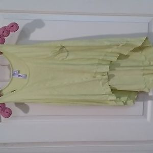 Wilt racerback t, raw hem.